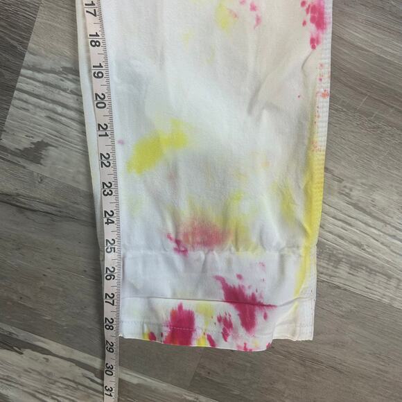 Dickies Painter Pants White Cotton Carpenter Splatter Paint Fairycore Medium - Picture 9 of 10